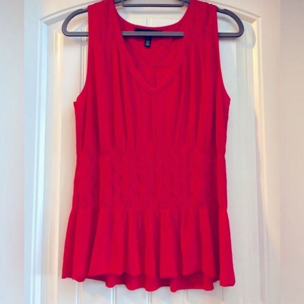 WHBM ~ Pink Sleeveless Dress Top